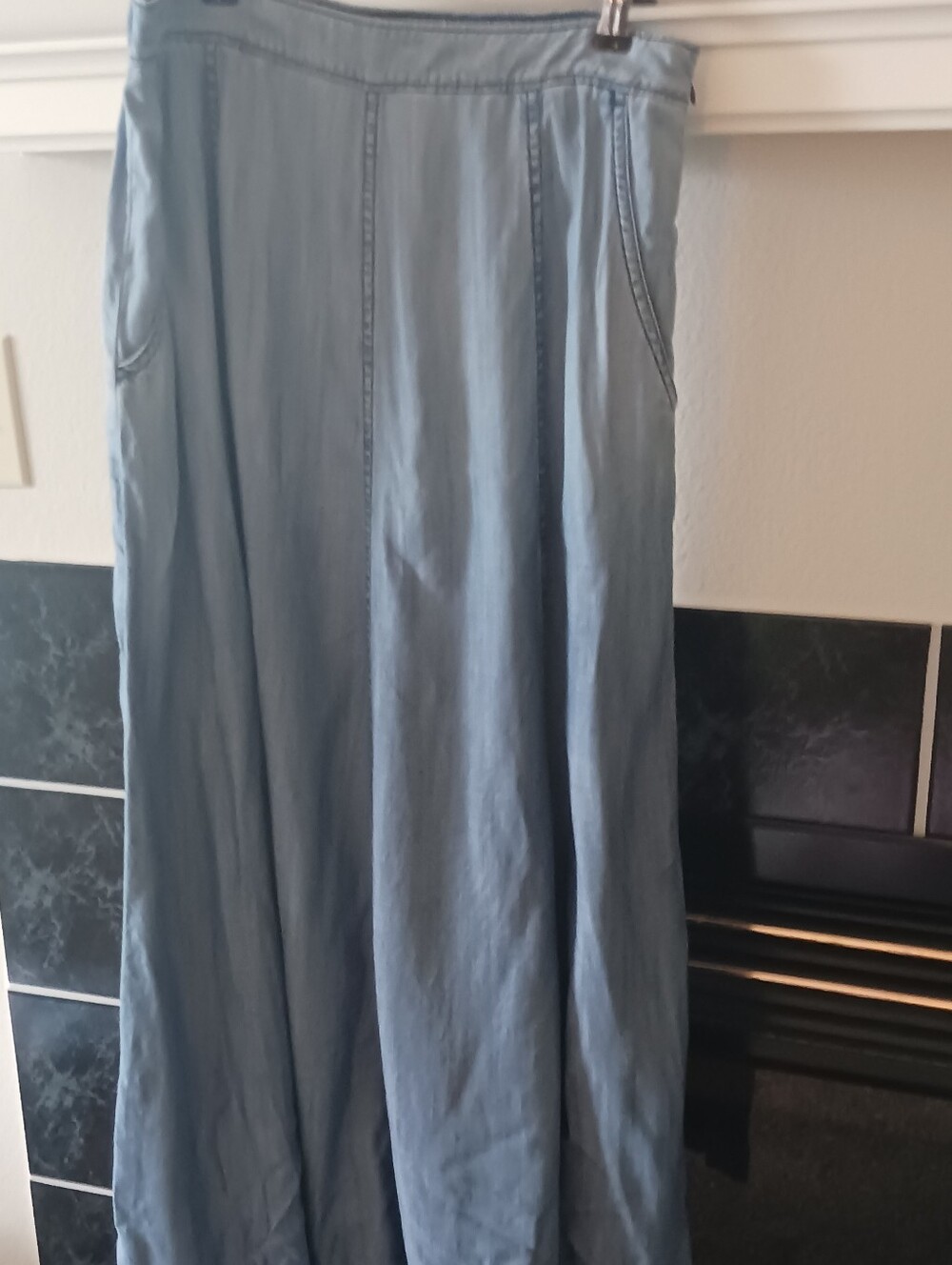 Soft Surroundings Light Blue Skirt